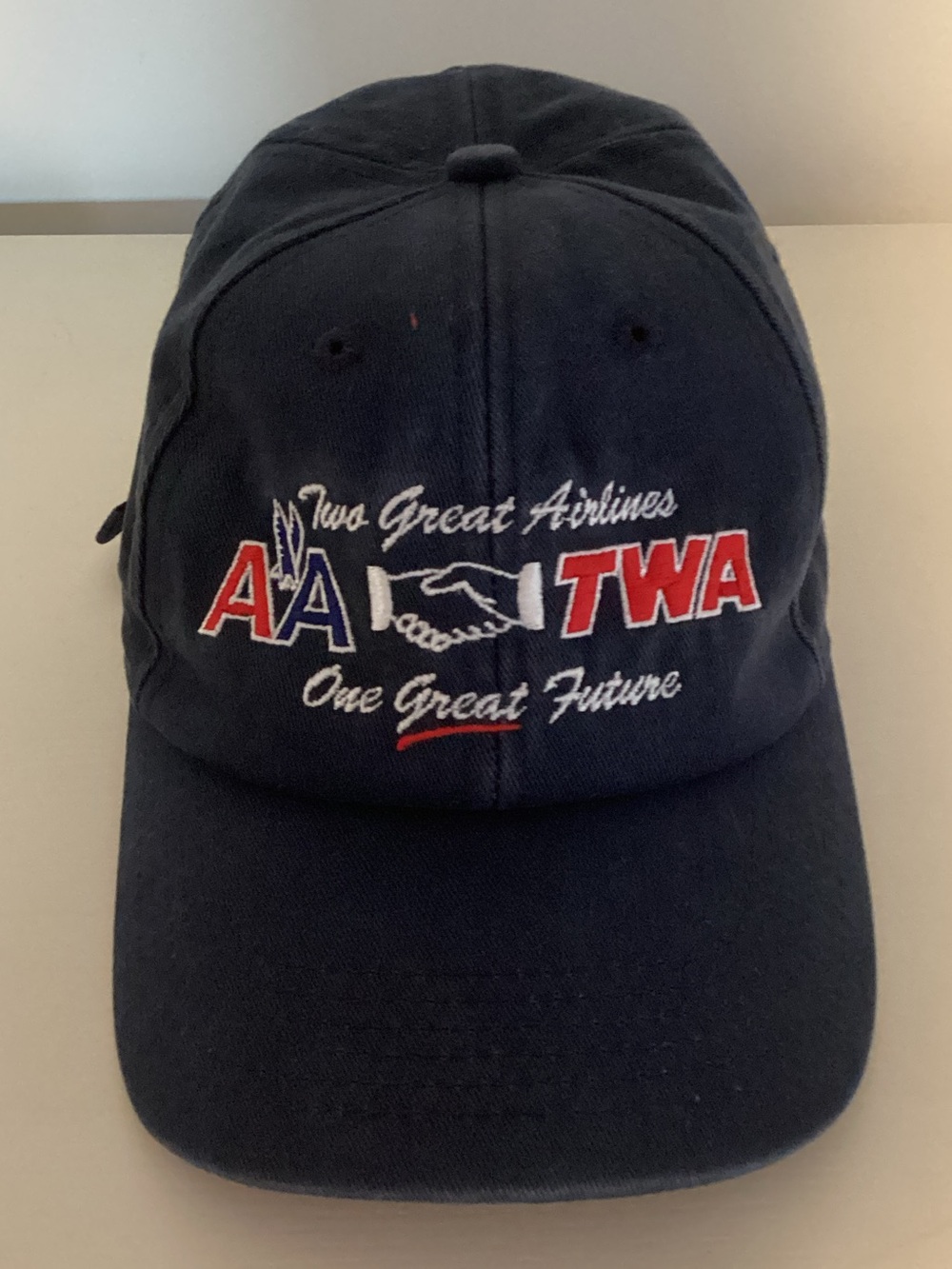 Vintage TWA American Airlines Hat from merger acquisition